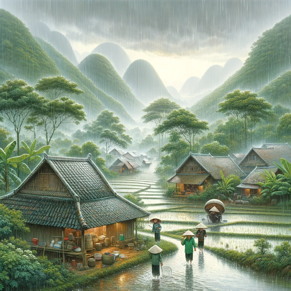 Monsoon Magic in Central Vietnam: Rainy Season's Essence